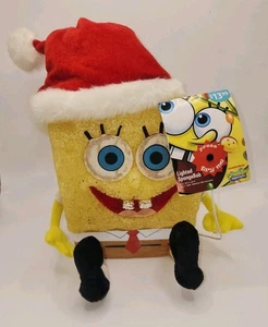 Bob Esponja Pantalones Cuadrados Navidad Iluminado Santa Lámpara Nickelodeon 2011 NUEVO - Imagen 1 de 10