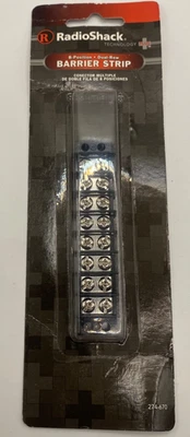 Radio Shack Archer Barrier Strip 8 Position 2 Row 274-670 NEW - Image 1 of 3