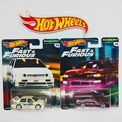 风火轮 2019 Fast & Furious 原装大众捷达 MK3 和日产 240sx S14 — 第 1/4 张图片