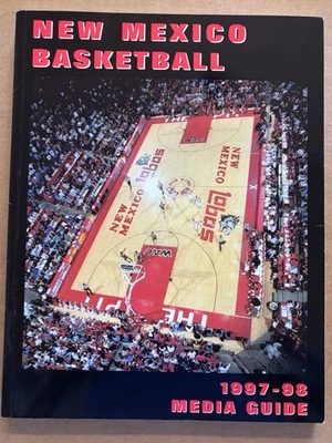 1997-98 Universidad de Nuevo México Lobos Hombre Baloncesto Medios Guía "The Pit" Foto 1 de 4