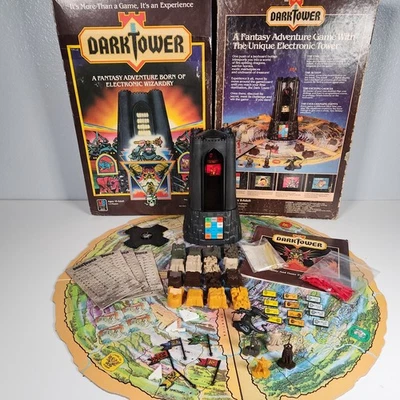 Vintage The Dark Tower Board Game Milton Bradley 100% Complete 1981 Working - Image 1 of 4