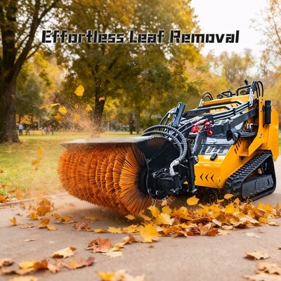 Minicargadora 51"" ángulo hidráulico escoba barredora cepillo para nieve apto para Toro Dingo Foto 1 de 4