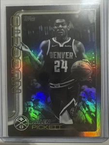 2025-26 Topps Flagship - Jalen Pickett #107 - Blackout  - Picture 1 of 4