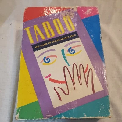 VTG 1989 Milton Bradley Taboo Board Game - Image 1 of 4