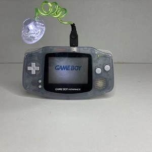 Nintendo Game Boy Advance Clear Glacier Purple mit Akkus/Licht & Spiel!!!! - Bild 1 von 5