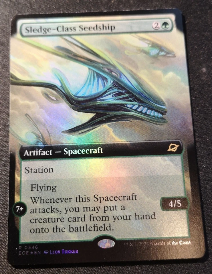 Sledge-Class Seedship - Foil - Extended Art - EOE - MTG - EN - NM - 0312 - Image 1 of 1