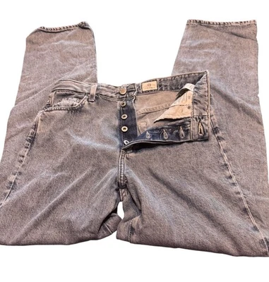 Adriano Goldschmied AG 28R Mens High Rise Button Fly Blue Jeans 100% Cotton - Image 1 of 4