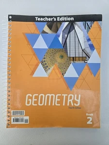 GEOMETRY - TEACHER'S EDITION BOOK 2 - BJU PRESS 4th Edition 2016 Spiral Book - Bild 1 von 5