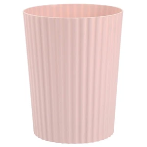 JiatuA Small Trash Can Plastic Wastebasket Round Garbage 1.8 Gallons, Pink  - Picture 1 of 4