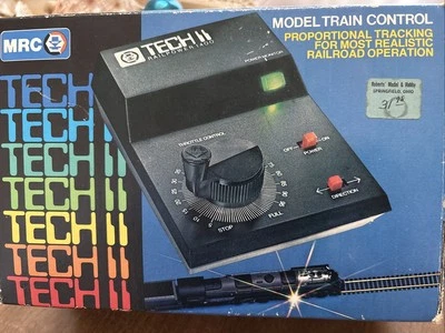 VINTAGE MRC TECH II 2 RAILPOWER 1400 MODEL TRAIN CONTROL HOBBY TRANSFORMER USA - Image 1 of 4