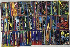 1993 Skybox Marvel Universe Near Complete Partial Base Set 159/180 Cards - Picture 1 of 8