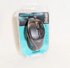 🖱️ Logitech M500s Advanced Corded Mouse – Neu & OVP ⚡USB Maus anthrazit/schwarz - Bild 1 von 12