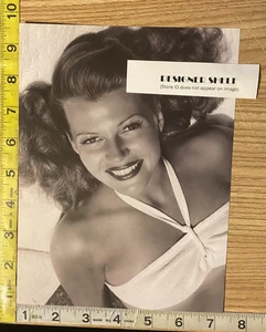 Rita Hayworth Actress Headshot Publicity Scene Book Photograph - Picture 1 of 1