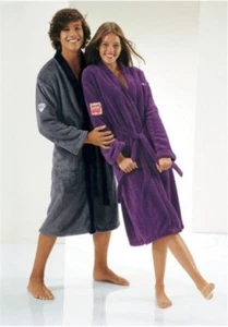 Tom Tailor Bademantel NEU Gr.140/146 Jungen Grau Kinder Microfaser Morgenmantel - Bild 1 von 1