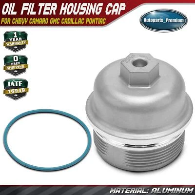 Tapa de cubierta de la carcasa del filtro de aceite del motor para Chevy Camaro GMC Canyon Cadillac Pontiac Foto 1 de 4