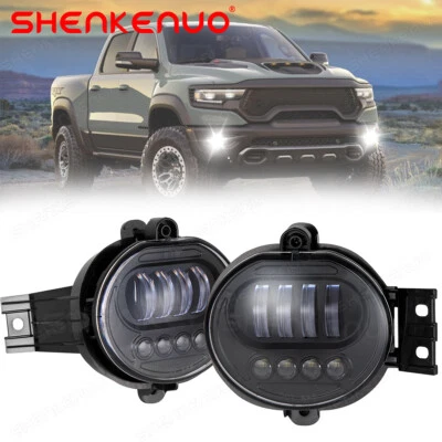 Luces antiniebla LED blancas brillantes para camioneta Dodge Ram 2500 3500 2003-2009 Foto 1 de 4