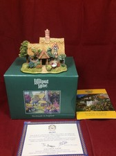 1998 Nos Mint Nib New Lilliput Lane Comfort Cottage Special Edition L2127 w Deed