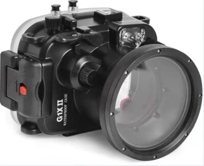 Carcasa de cámara submarina de 40 m/130 pies para Canon G1X II Foto 1 de 3
