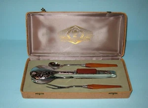 Vintage Glo-Hill Bar Set with Case FREE SHIPPING - Picture 1 of 3