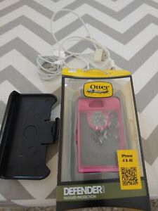 Case, Clip Case And 2 Charging Cords for Apple IPhone 4 & 4S