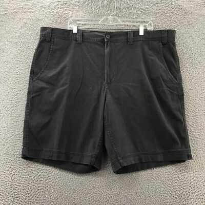 Pantalones Cortos Chinos St Johns Bay Comfort Elastizados Para Hombres 46 Grandes (real 45x10) Gris NUEVO Foto 1 de 4