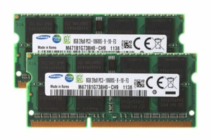 Samsung 16 GB 8 GB 4 GB 2Rx8 PC3-10600S DDR3-1333 MHz SODIMM RAM memoria laptop* - Foto 1 di 10