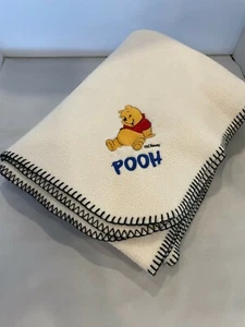 Walt Disney Pooh Bear Embroidered Blanket - Picture 1 of 5