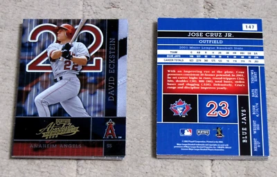 Bola de beisebol 2002 Absolute Memorabilia (escolha a escolha completa) - Imagem 1 de 2