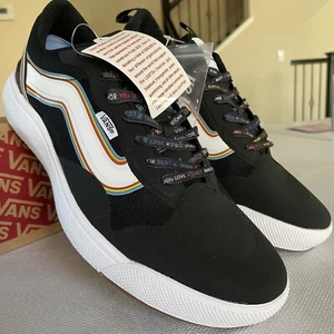 VANS Ultrarange EXO Pride Herren 9 Laufen Gehen Schwarz Fitnessstudio Turnschuhe W 10,5 - Bild 1 von 12