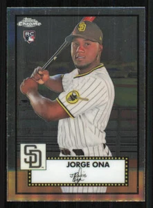 2021 Topps Chrome Platinum Anniversary #113 Jorge Ona RC - Picture 1 of 2