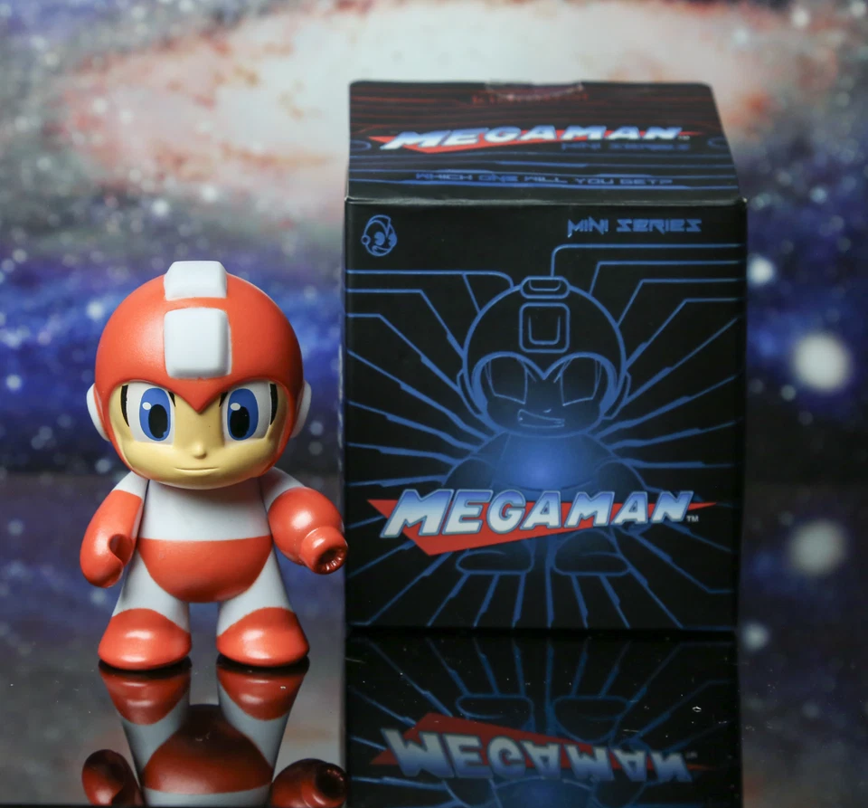 Kidrobot 3" Figura Vinilo Rojo Mega Man Mini Series Foto 1 de 1