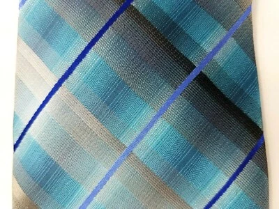 Corbata Croft & Barrow Hombre Multicolor Cuadros 100% Seda Usada en Excelente Condición Foto 1 de 3