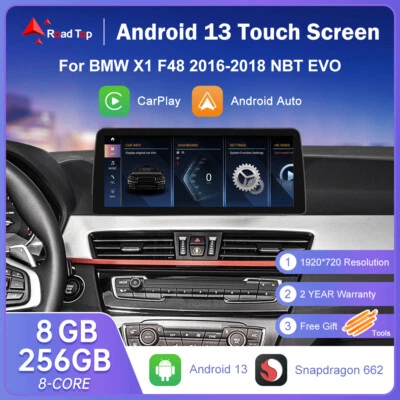 For BMW X1 F48 NBT EVO Wireless Carplay Android 13 Auto GPS Multimedia Screen 8G - Image 1 of 4