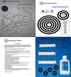 Kit de puesta a punto de pinball Gottlieb Kings & Queens 1965 - también conocido como Kings and Queens - Imagen 1 de 2