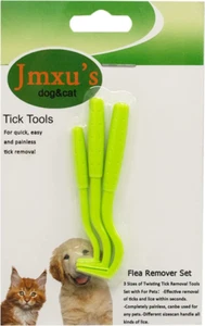 3 Sizes Tick Removal Tool for Dogs, Cats and Humans Plastic Tick Puller Tick - Picture 1 of 12