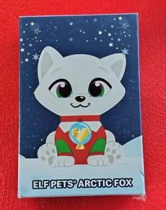 McDonalds 2024 Christmas Elf on the Shelf Elf Pets ARTIC FOX - Picture 1 of 2