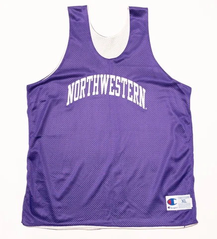 Northwestern Wildcats Basketball Jersey Men's XL Champion Vintage 90s Purple Cover