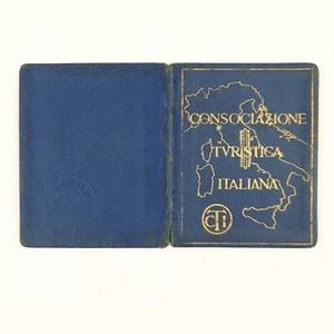 Tessera Touring Clu Socio Vitalizio 1911 Consociazione Turistica Italiana - Picture 1 of 2