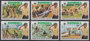 F-EX34862 DOMINICA 1977 NUOVO DI ZECCA RAGAZZI SCOUT CARAIBI JAMBOREE BADEN POWELL SCOUTING - Foto 1 di 1