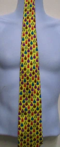 YRI Jockey Tie, Yellow with Multi-color Jockey Uniforms & Caps, Portsmouth, NH - Picture 1 of 4