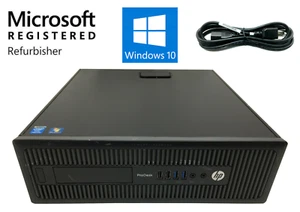 HP 600 G1 ProDesk SFF Intel Pentium G3220 3.0GHz 4GB 500GB HDD Windows 10 Home - Picture 1 of 10