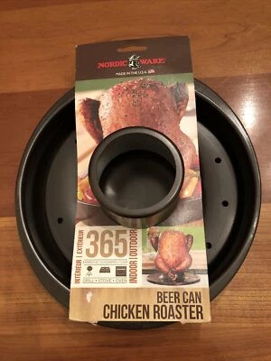Nordic Ware 365 Indoor/Outdoor Beer Can Marinade Chicken Roaster New - Image 1 of 4