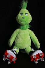 Build A Bear Dr. Seuss 18” Grinch Plush Toy Doll w/ Heartbeat + Sound Box
