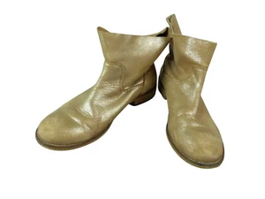 Hilfiger Denim Boots Damen Stiefelette Gr. EU 39 Leder gold Boots (21543) - Bild 1 von 9