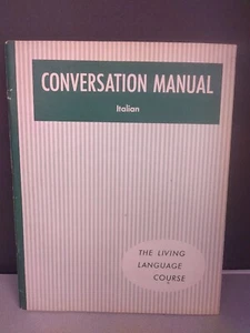 The Living Language Course Italian Conversation Manual Paperback Book.     (BR5) - Picture 1 of 19