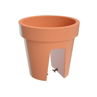 Balkontopf Balkonkasten Blumenbrücke Geländertopf LOFLY Railing 25cm - Bild 1 von 2