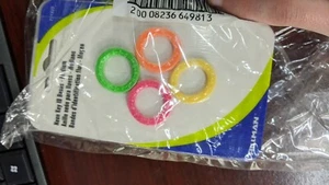 5 pk of 4 pc Neon Key Bands - Picture 1 of 2