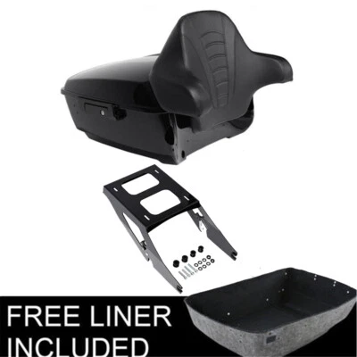 Soporte de montaje de almohadilla de respaldo de maletero King apto para Harley Sport Glide FLSB 2018-posterior Foto 1 de 4