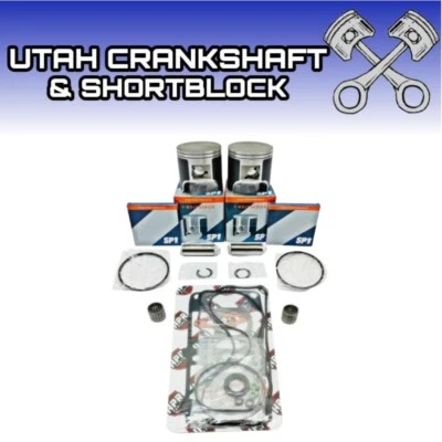 85mm SP1 Top End Gaskets Pistons Bearings 13-16 Polaris 800 Indy RMK Rush SKS - Image 1 of 2