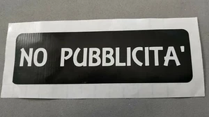 2 Aufkleber Keine Werbung Sticker Briefkasten schwarz/weiß Vinyl robust - Bild 1 von 2